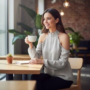NAKED ZEBRA Long Sleeve Summer Top